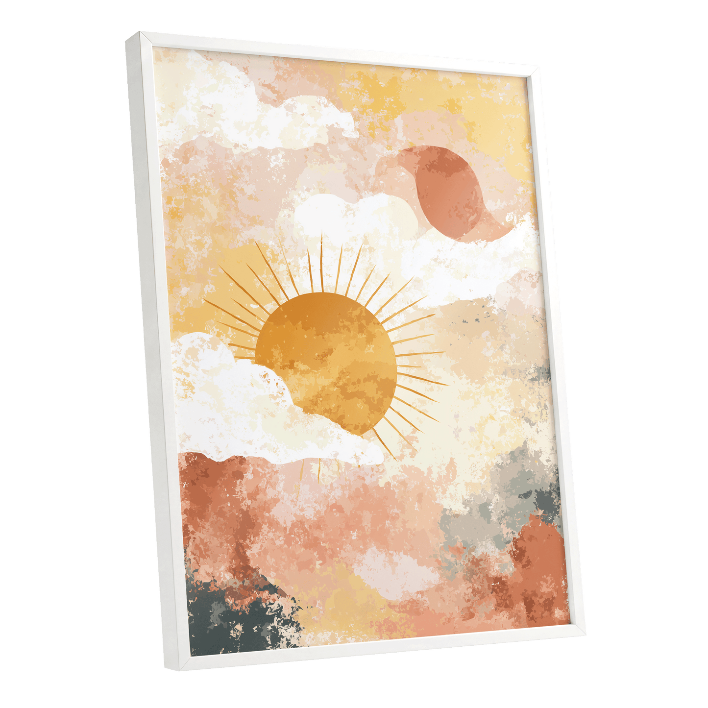Pastel Sunrise Clouds