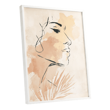 Pastel Feminine Line Art