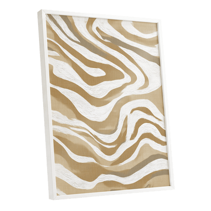 Ochre Flow Abstract