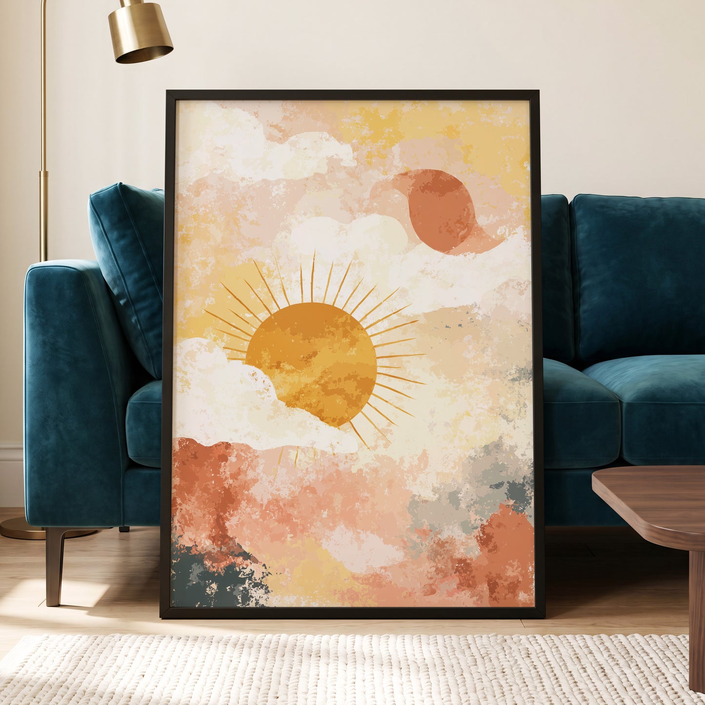 Pastel Sunrise Clouds