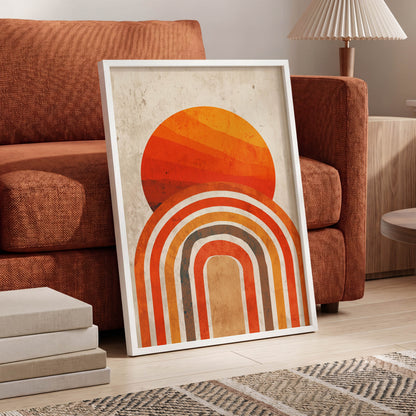 Retro Sunset Arches