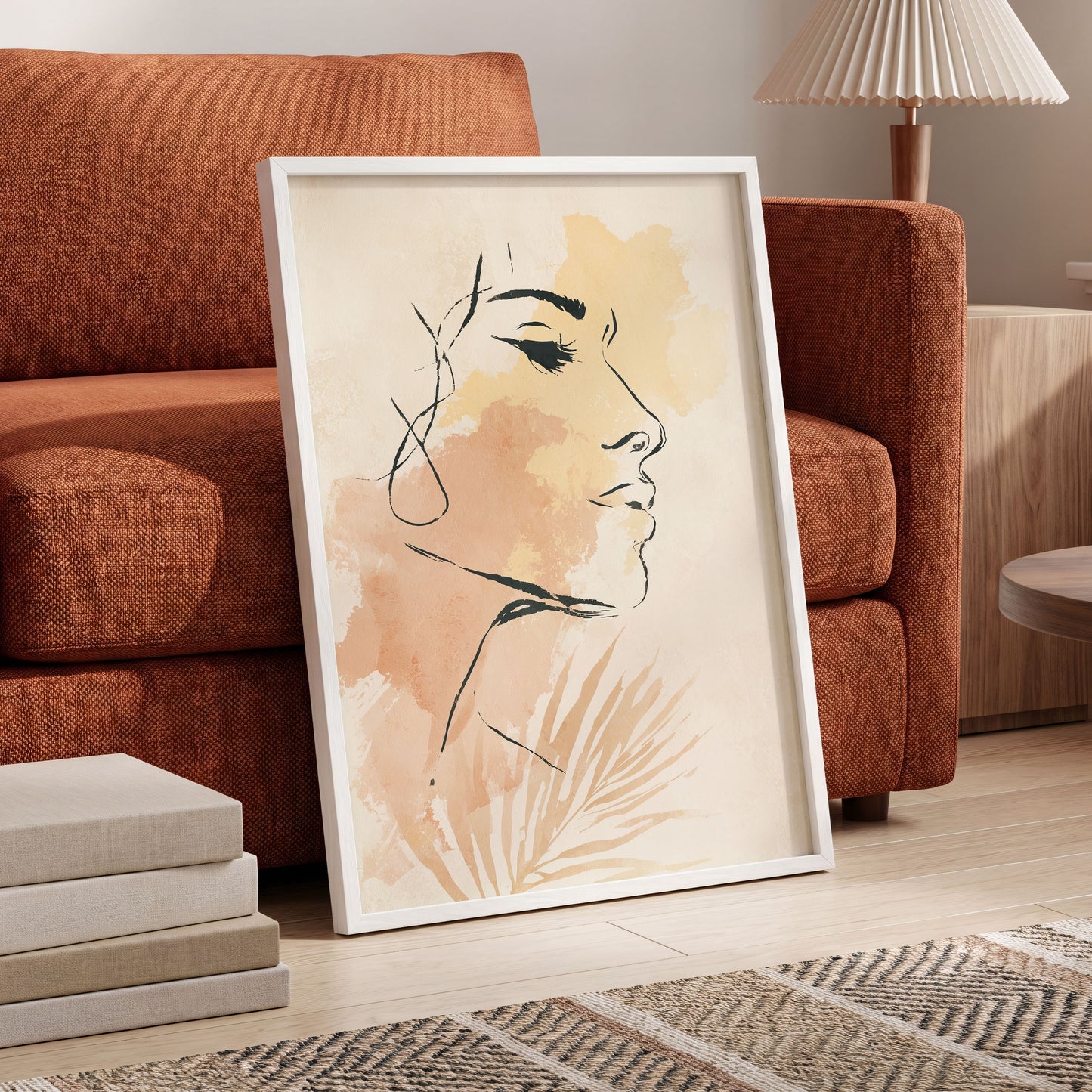 Pastel Feminine Line Art