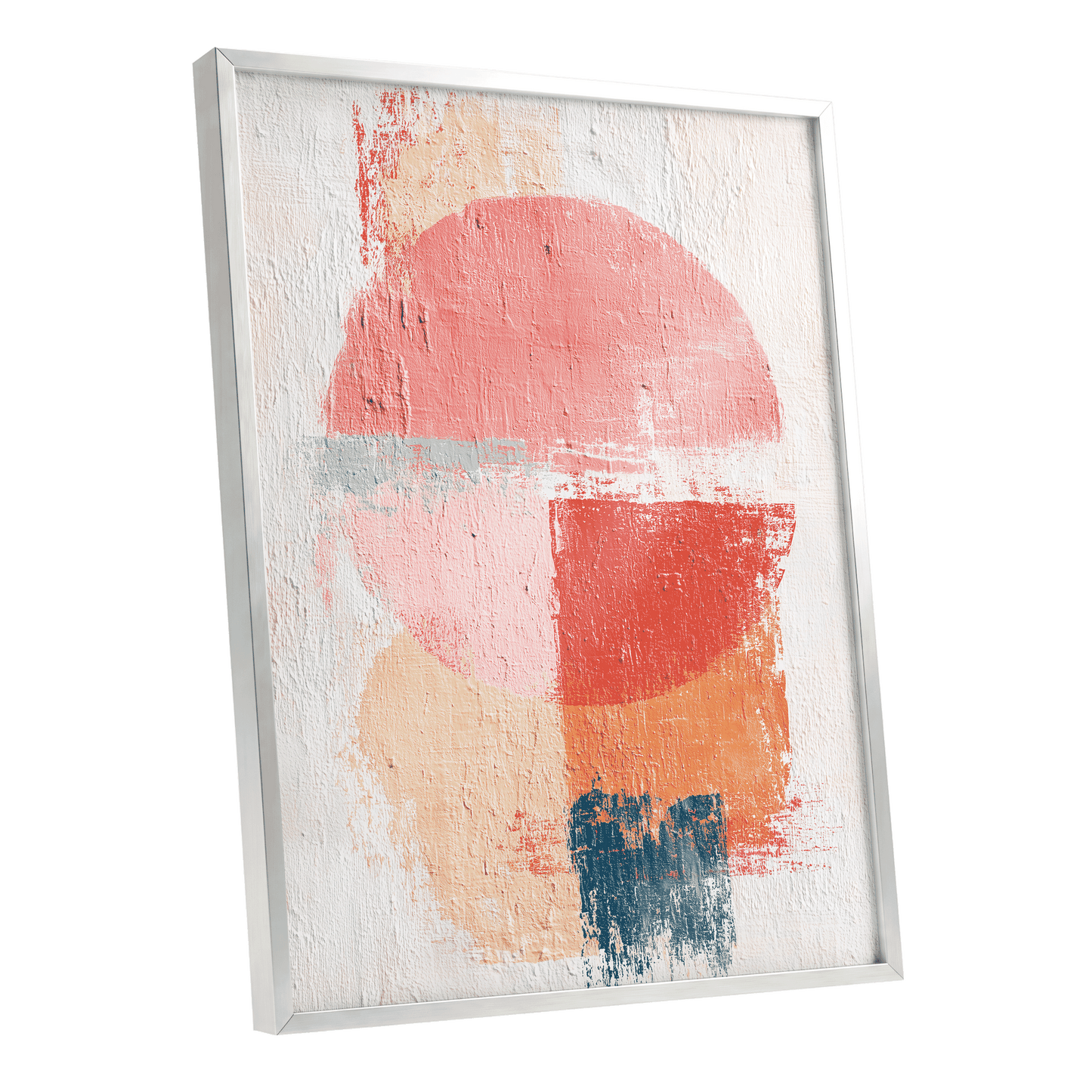 Coral Abstract Balance