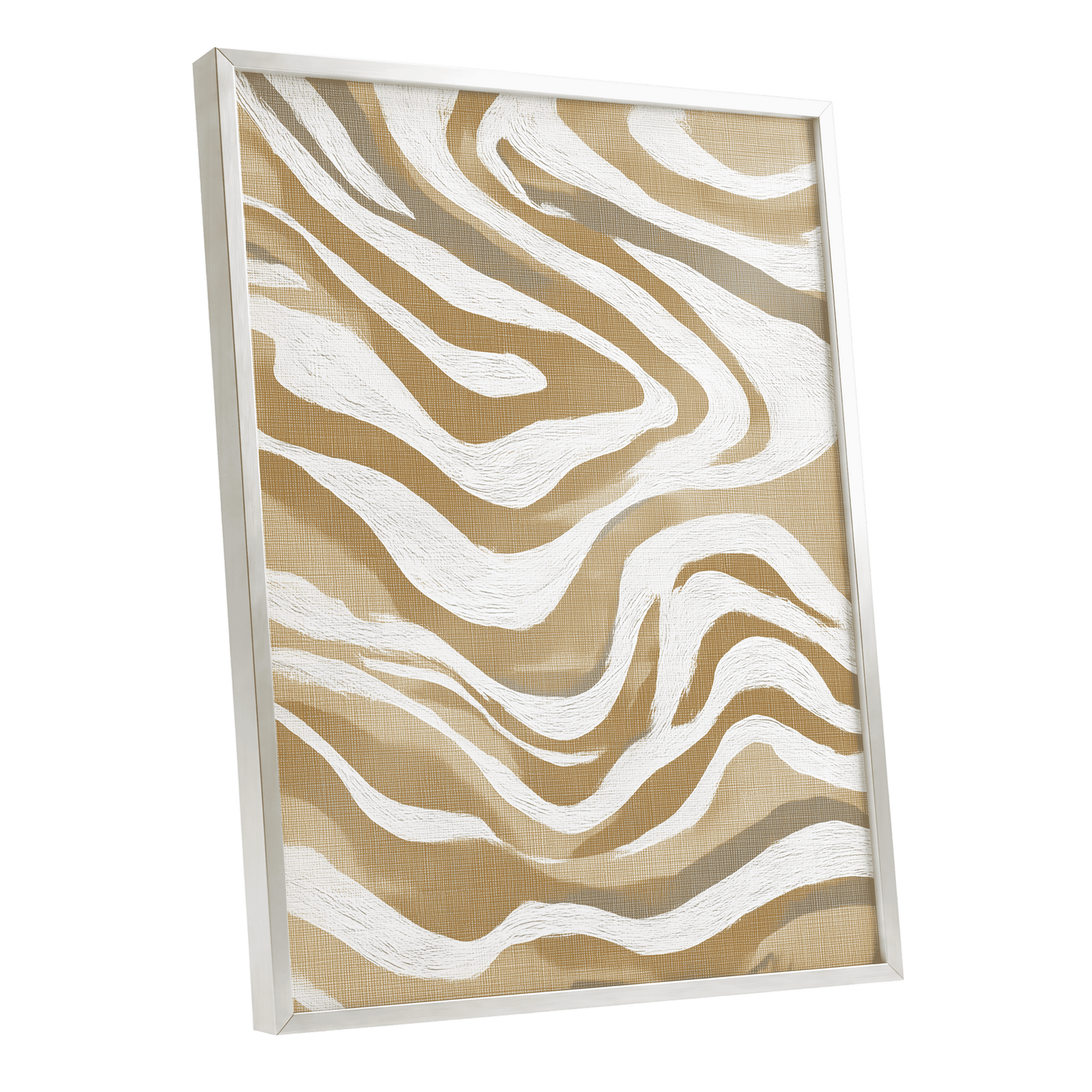 Ochre Flow Abstract