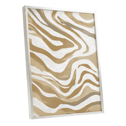 Ochre Flow Abstract
