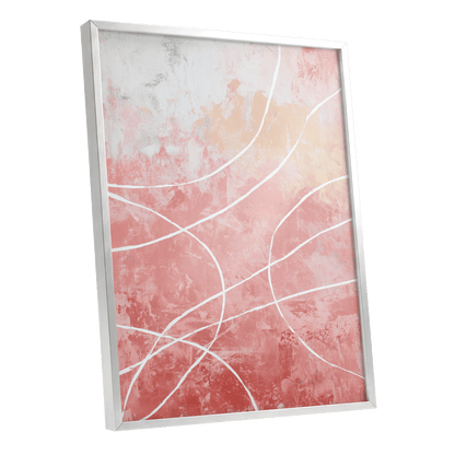 Blush Flow Line Abstract