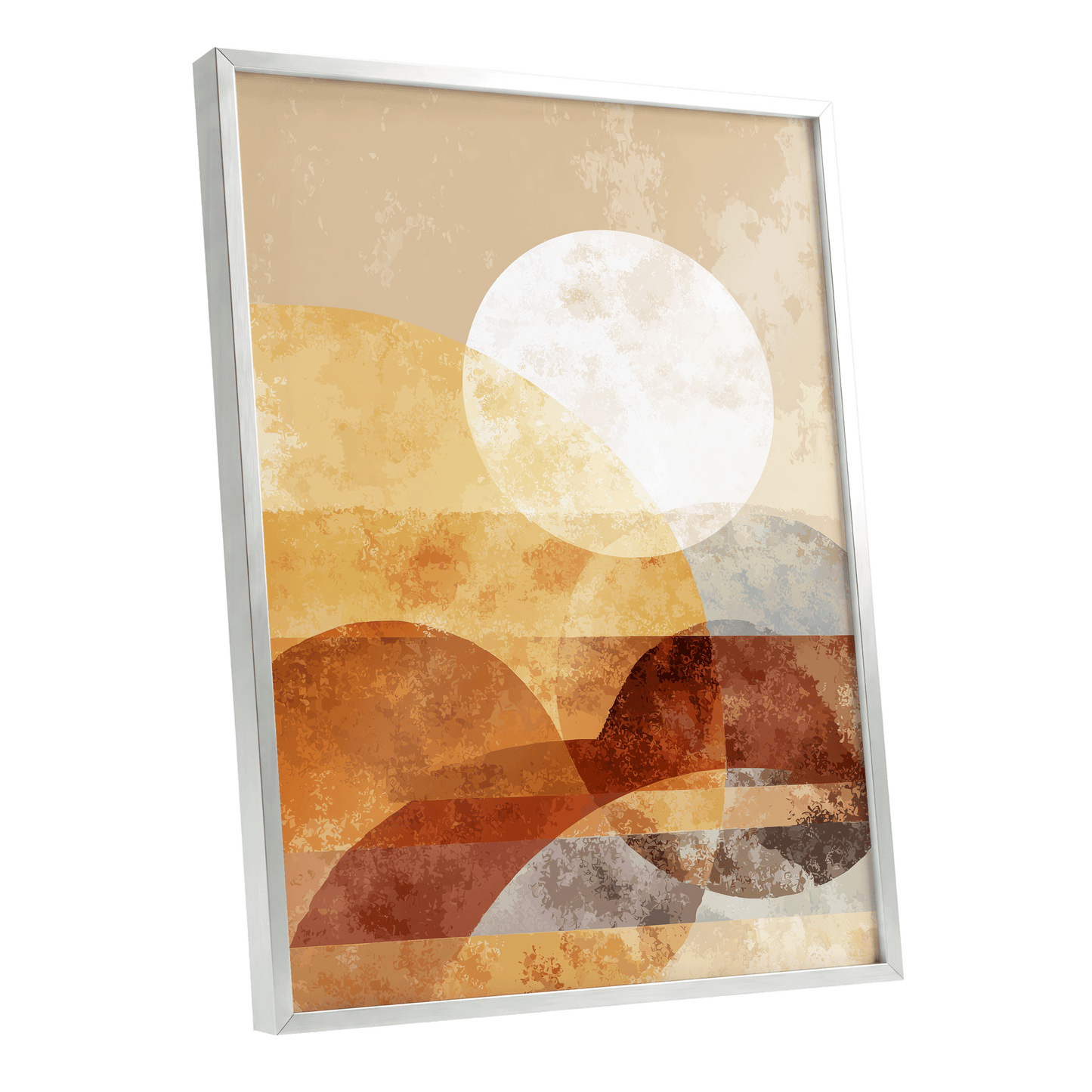Amber Geometric Sunrise