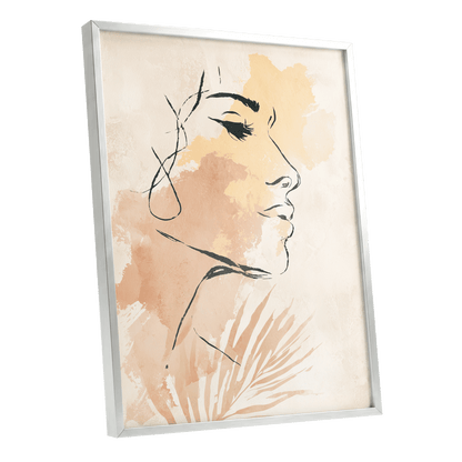 Pastel Feminine Line Art
