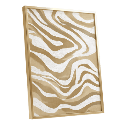 Ochre Flow Abstract