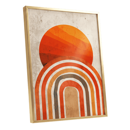 Retro Sunset Arches