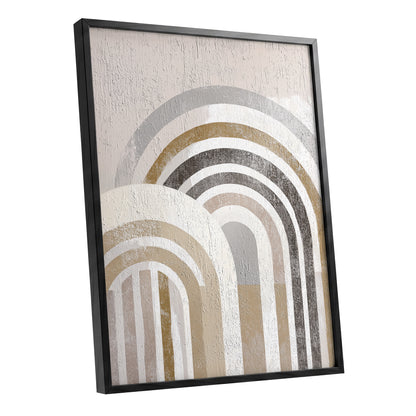 Neutral Textured Rainbow Arch Wall Art