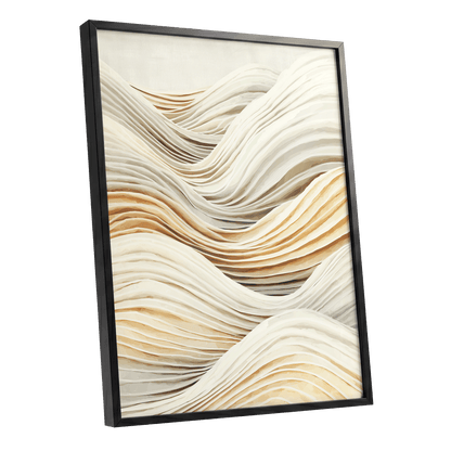 Ivory Layered Waves