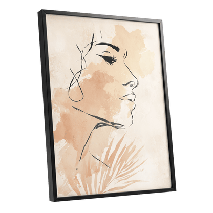 Pastel Feminine Line Art
