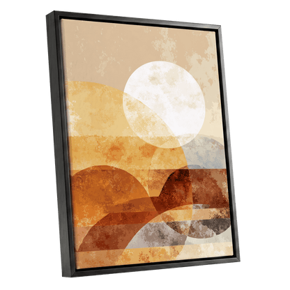 Amber Geometric Sunrise