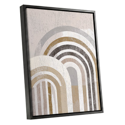 Neutral Textured Rainbow Arch Wall Art