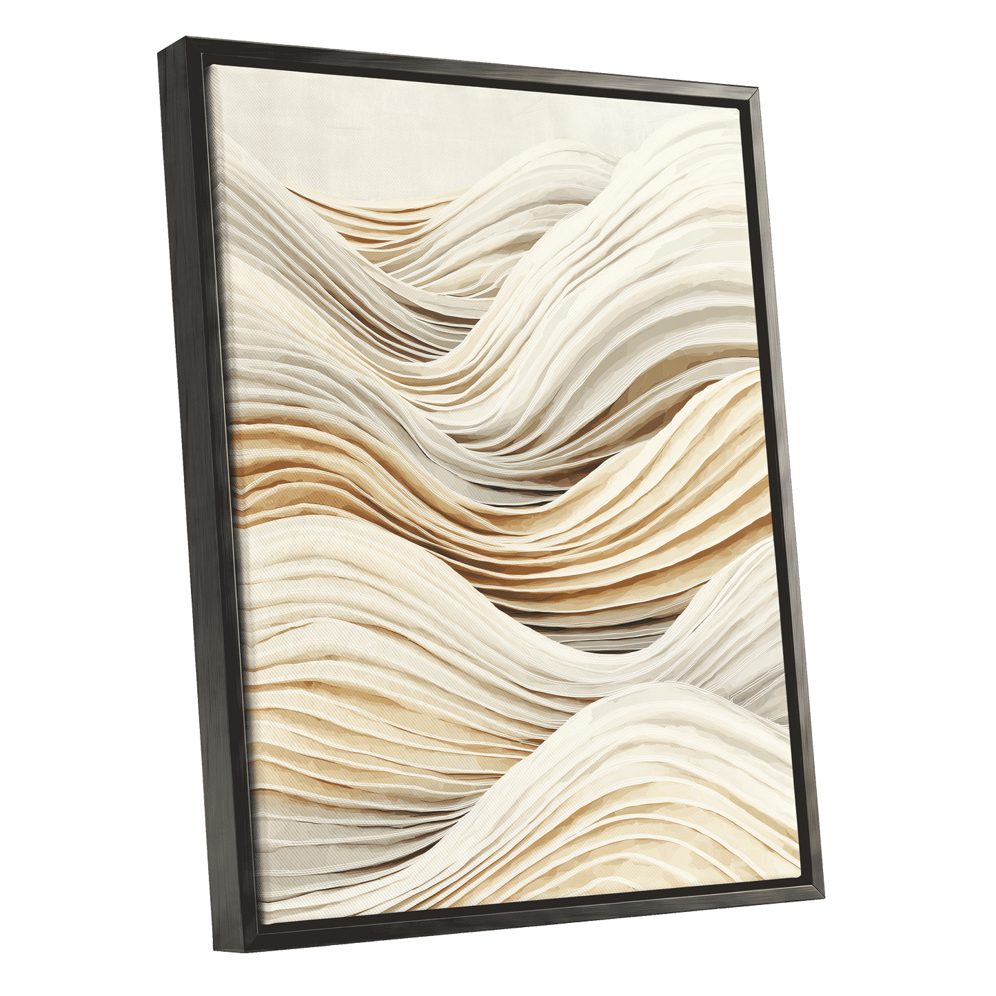 Ivory Layered Waves