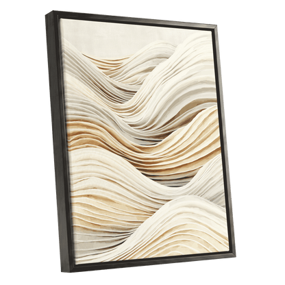 Ivory Layered Waves