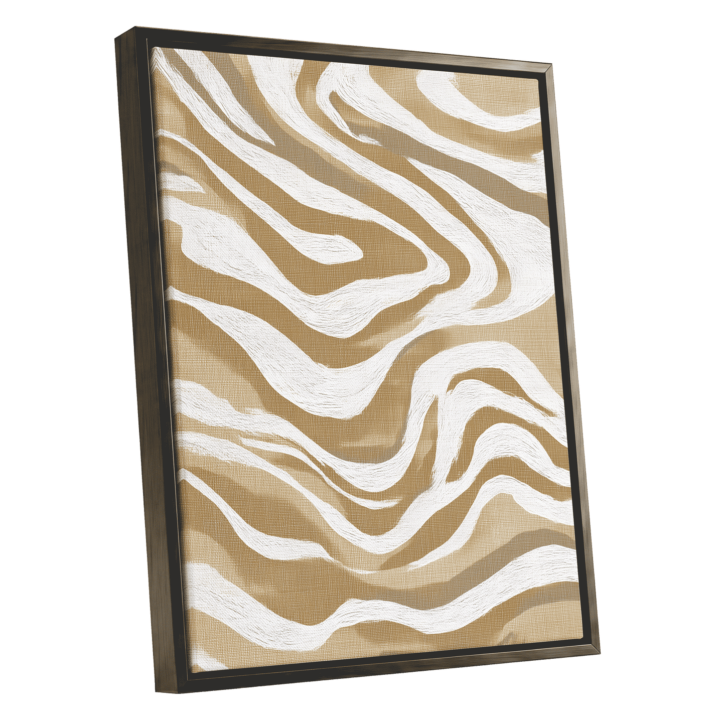 Ochre Flow Abstract