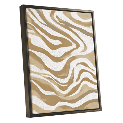 Ochre Flow Abstract
