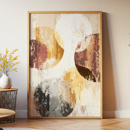 Neutral Terracotta Abstract Wall Art