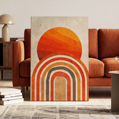 Retro Sunset Arches