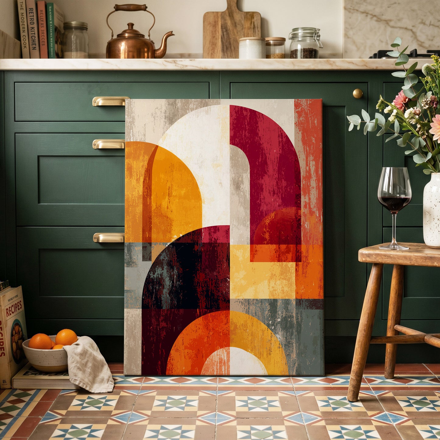 Bold Autumn Geometry