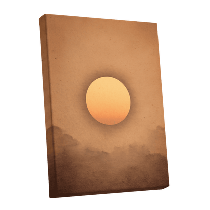 Amber Horizon – stretched canvas option