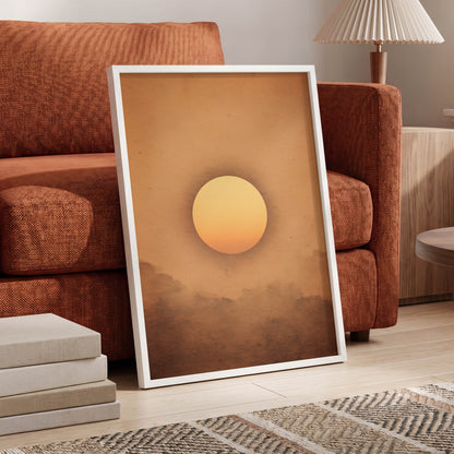 Amber Horizon – wall art displayed in a styled interior, gallery view 6
