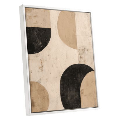 Arched Equilibrium – white framed canvas option