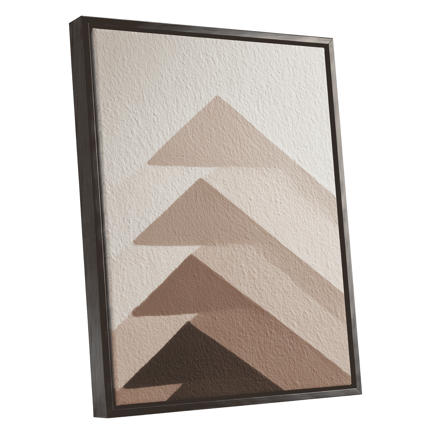 Ascending Earth – black framed canvas option