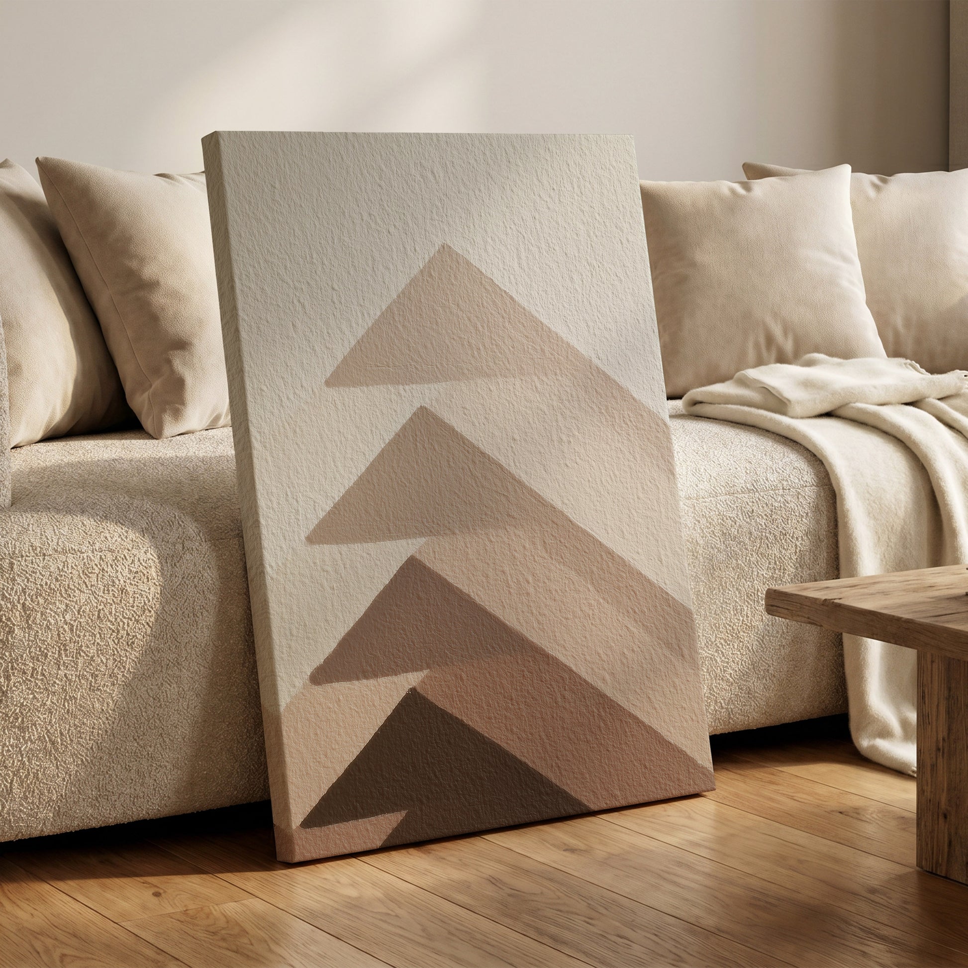 Ascending Earth – canvas wall art in a styled interior, gallery view 1