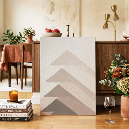 Ascending Earth – canvas wall art in a styled interior, gallery view 2