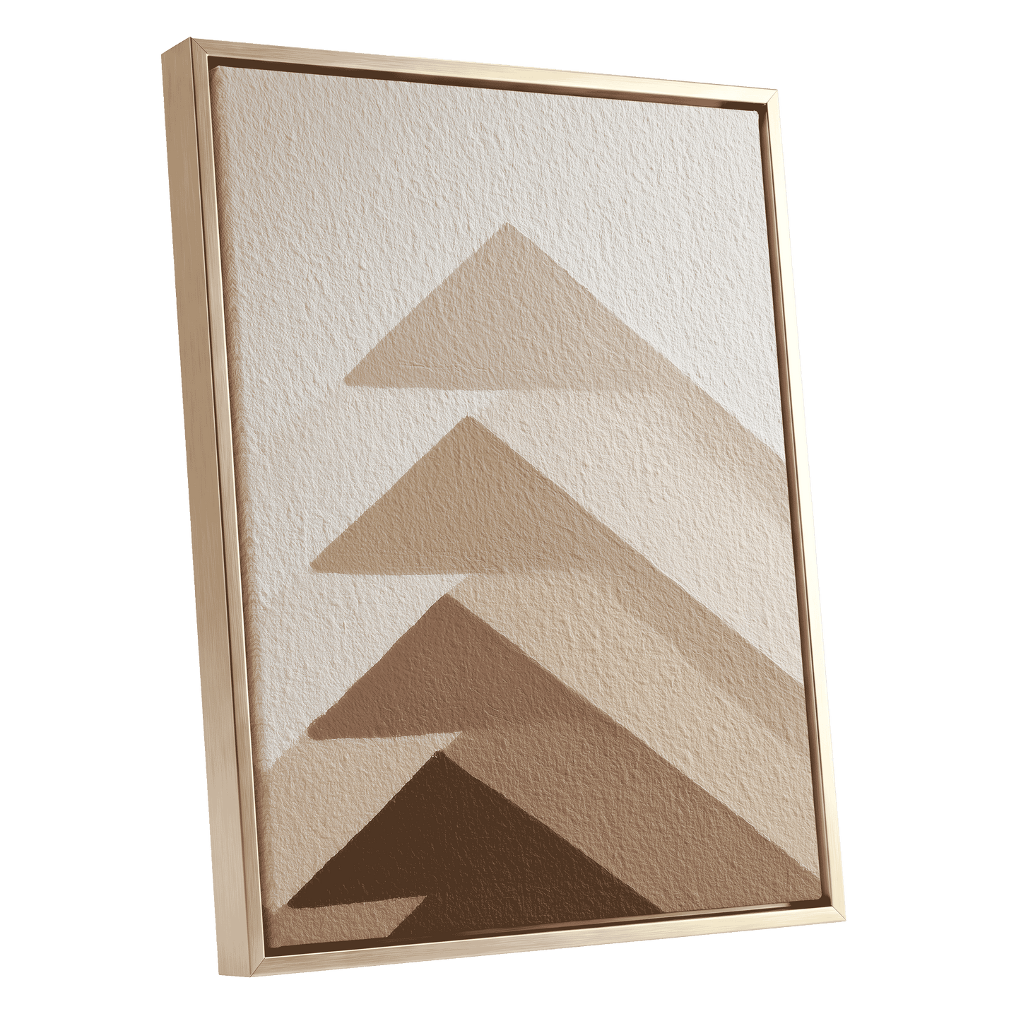 Ascending Earth – gold framed canvas option
