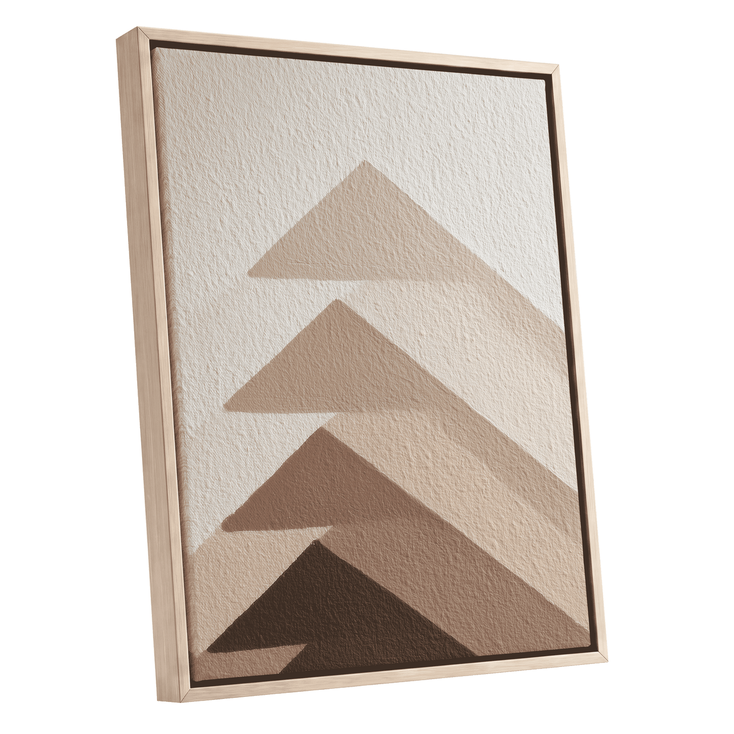 Ascending Earth – oak framed canvas option