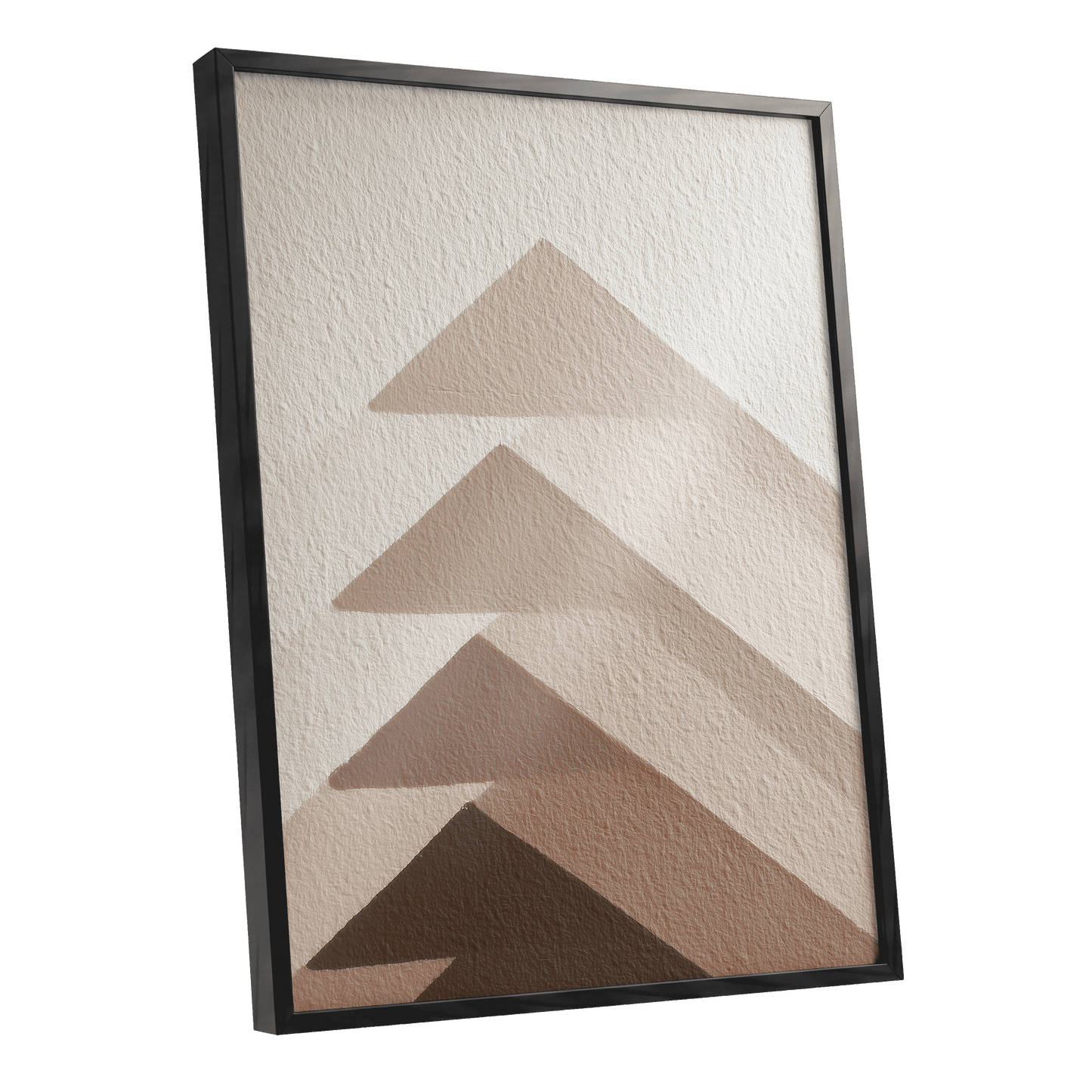 Ascending Earth – black framed poster option