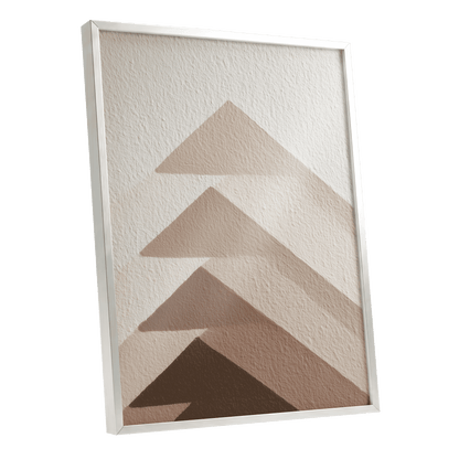 Ascending Earth – silver framed poster option