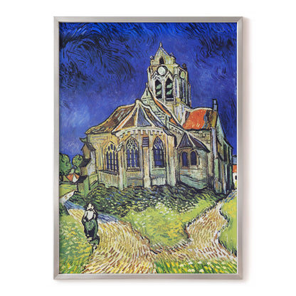 Beneath the Cobalt Sky, blue, green, beige abstract wall art, front artwork view