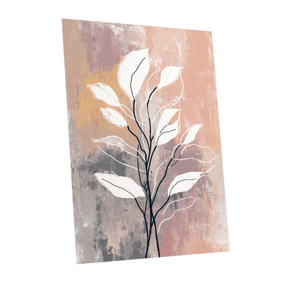 Blush Branch Silhouette – unframed poster option