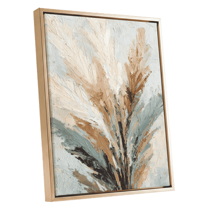 Blush Canopy – gold framed canvas option