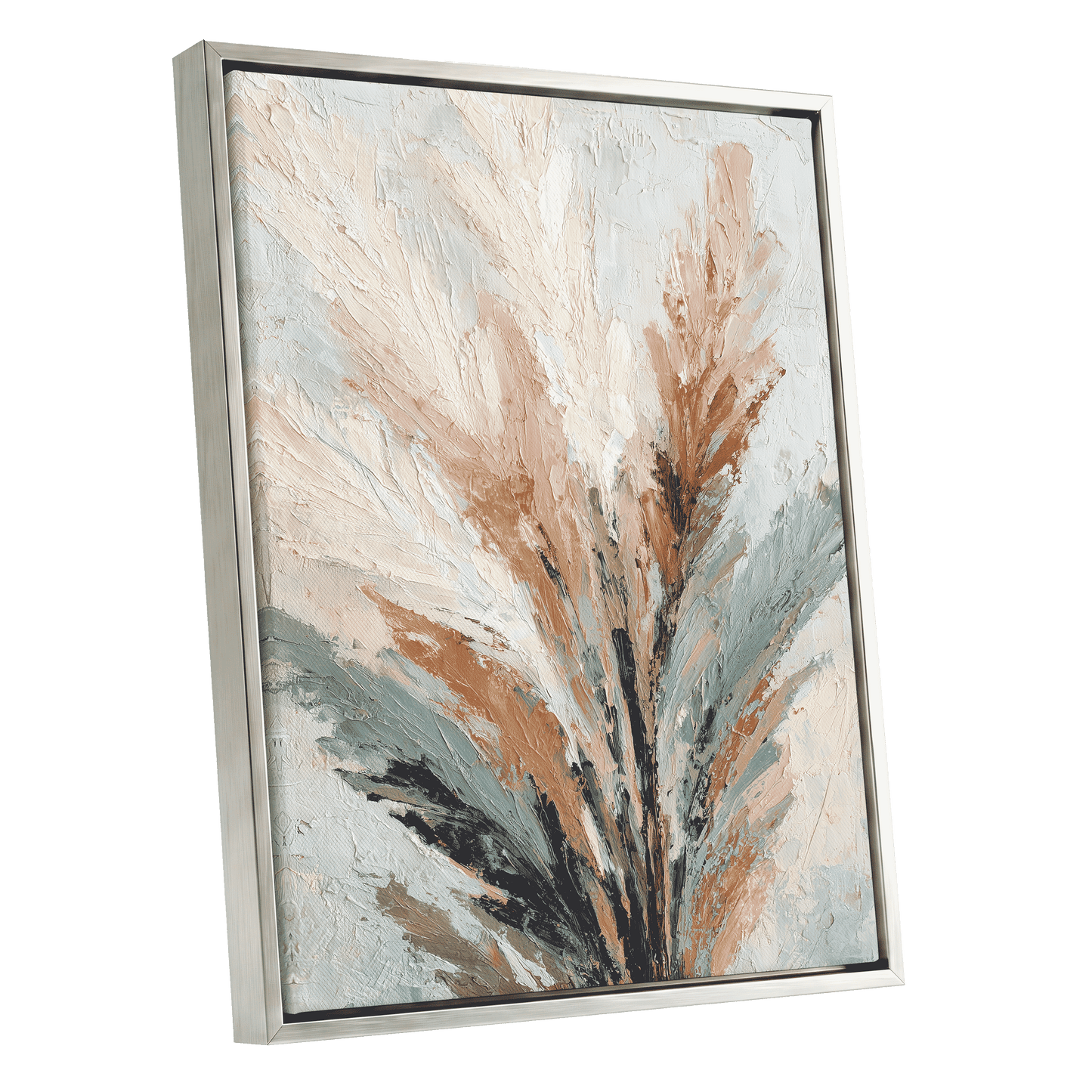 Blush Canopy – silver framed canvas option
