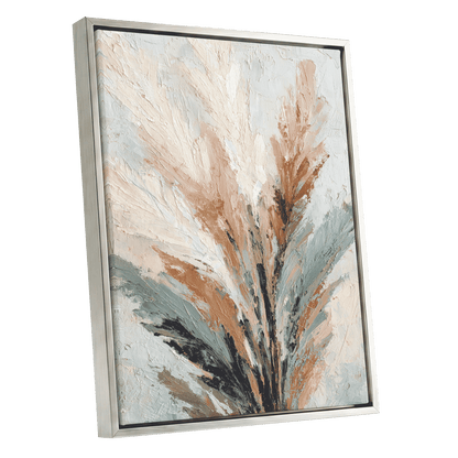 Blush Canopy – silver framed canvas option