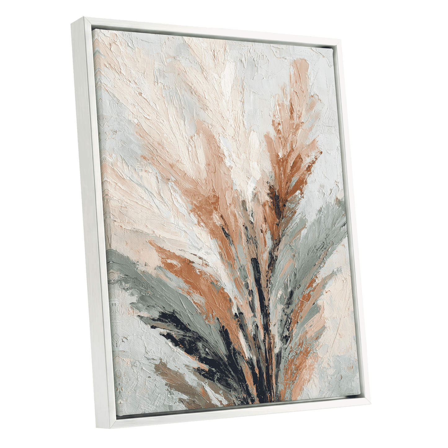 Blush Canopy – white framed canvas option