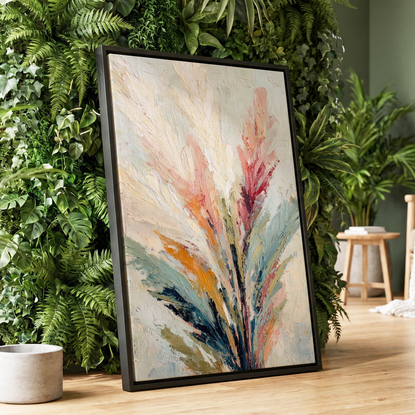 Blush Canopy – wall art displayed in a styled interior, gallery view 1