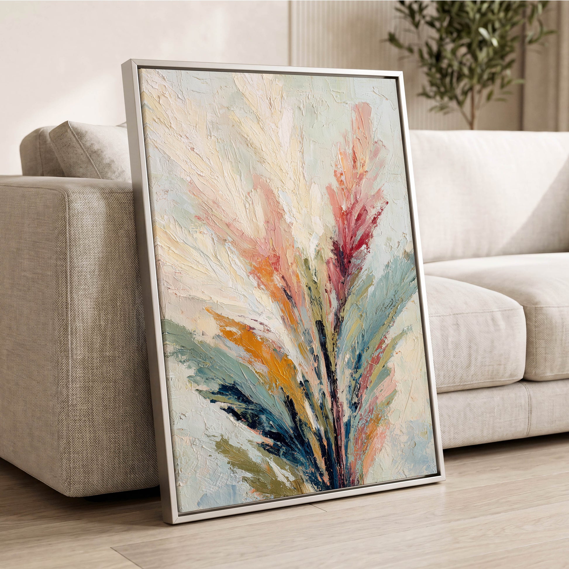 Blush Canopy – wall art displayed in a styled interior, gallery view 2
