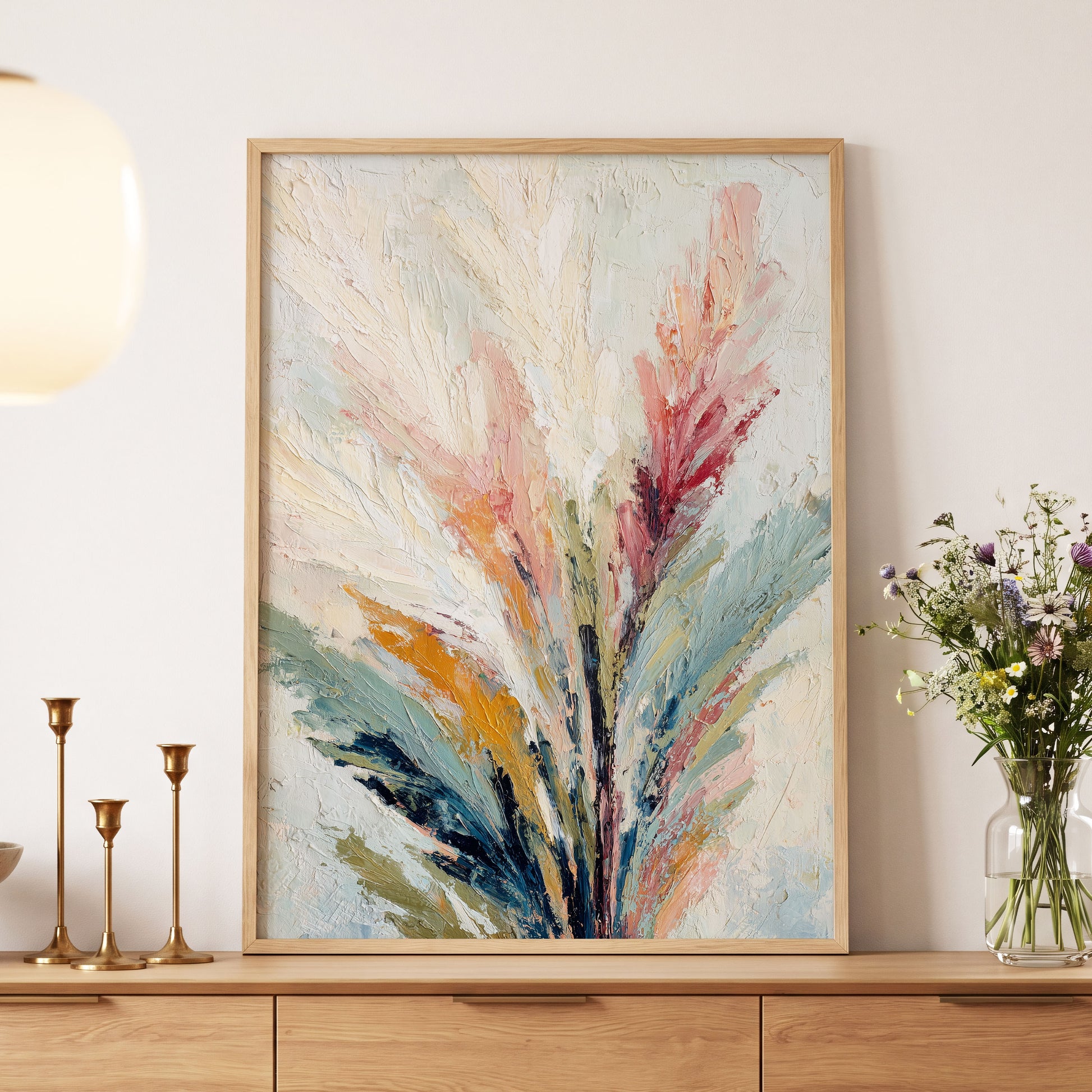 Blush Canopy – wall art displayed in a styled interior, gallery view 4