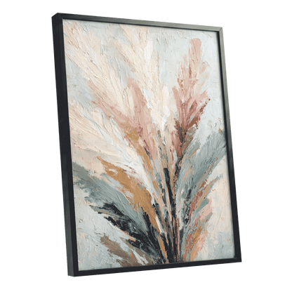 Blush Canopy – black framed poster option
