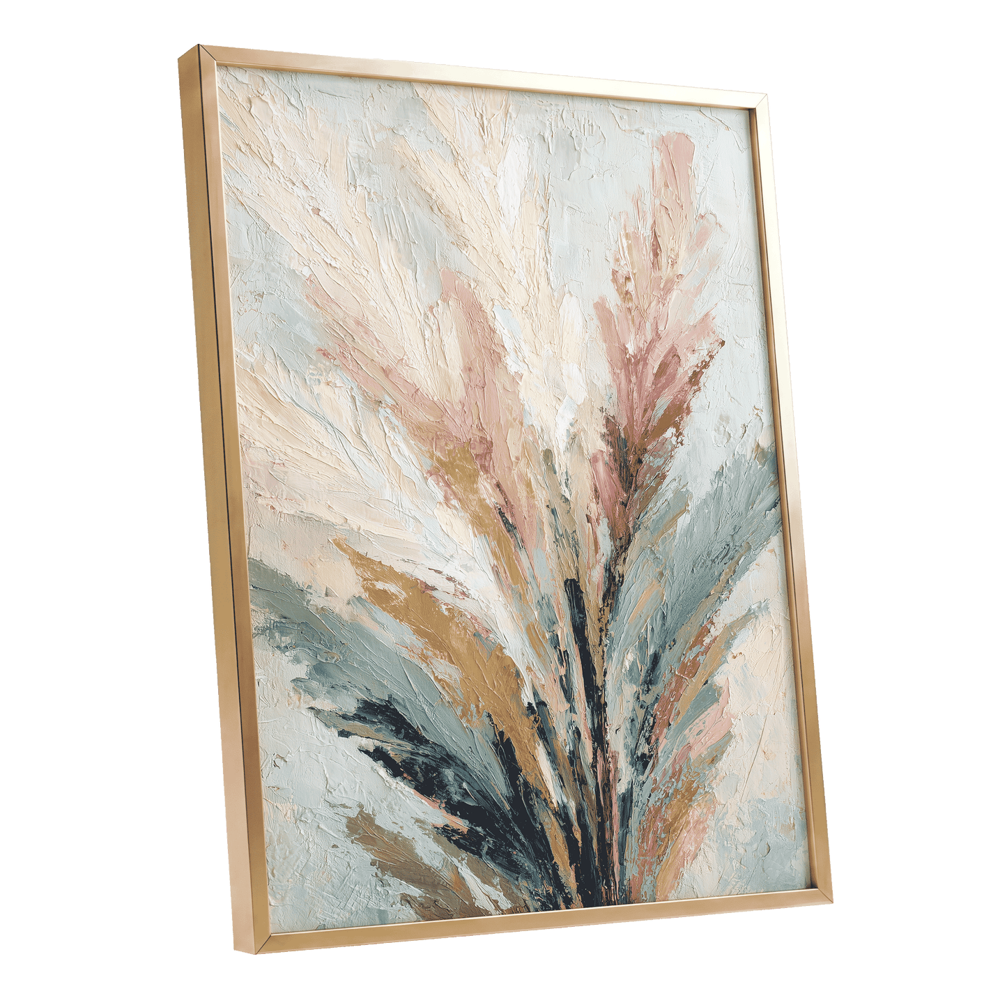 Blush Canopy – gold framed poster option