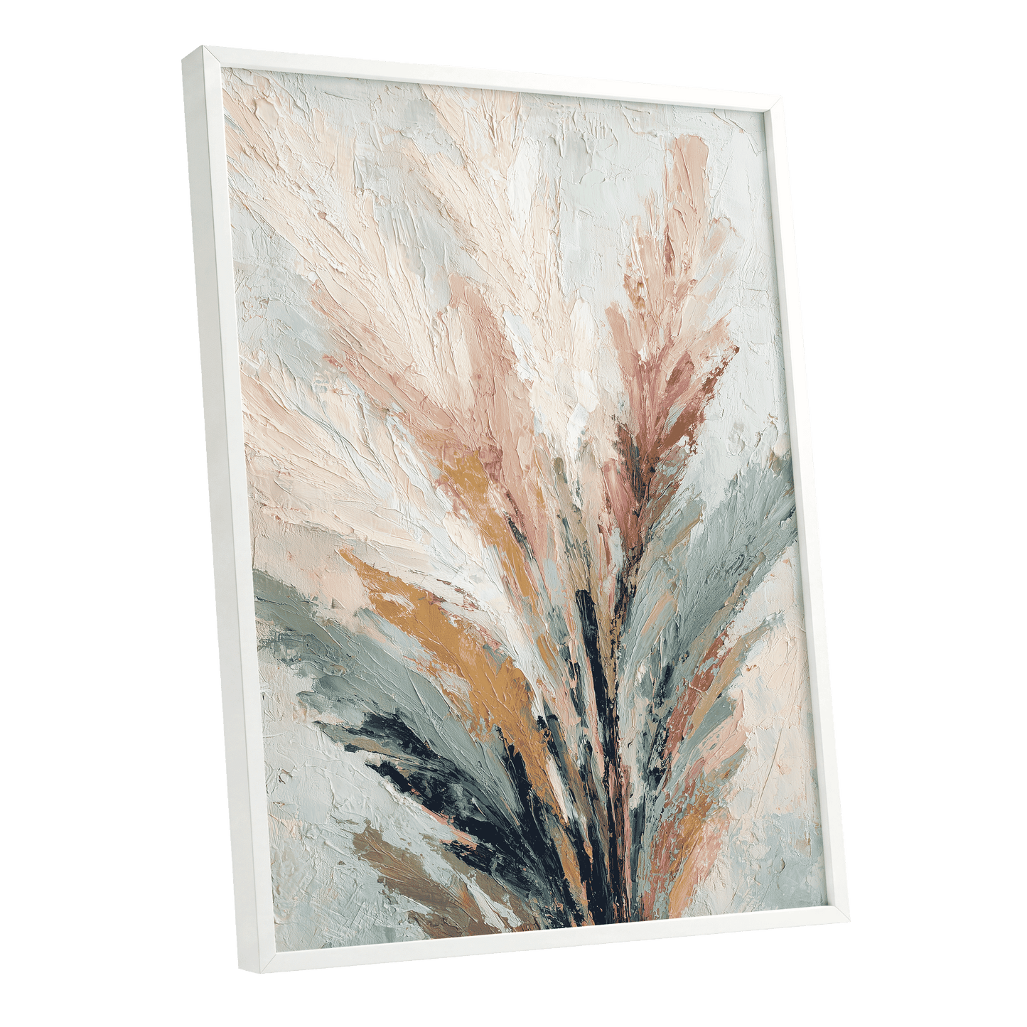 Blush Canopy – white framed poster option