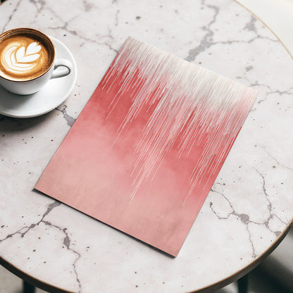Blush Threadfall – wall art displayed in a styled interior, gallery view 3