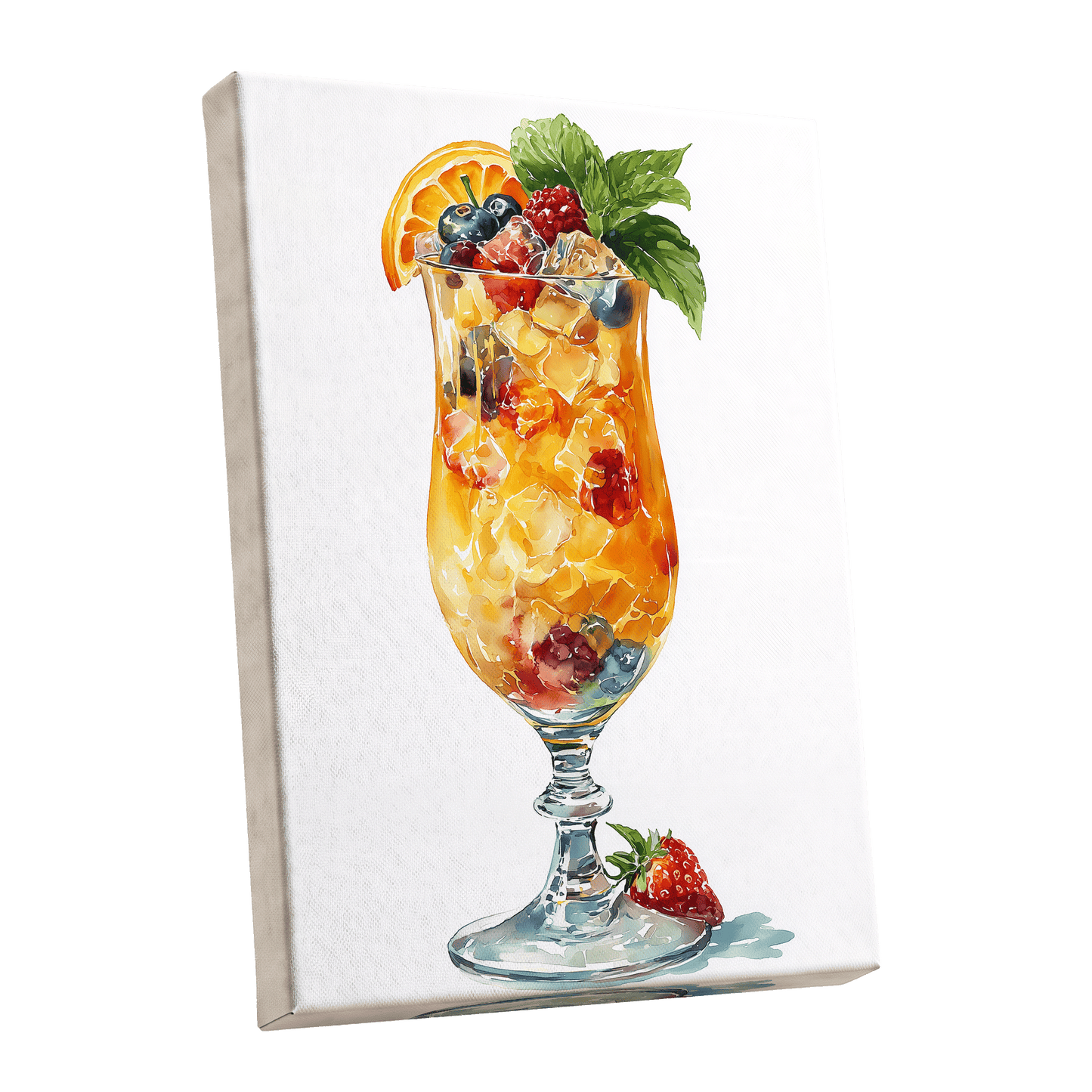 Citrus Garden Highball – stretched canvas option